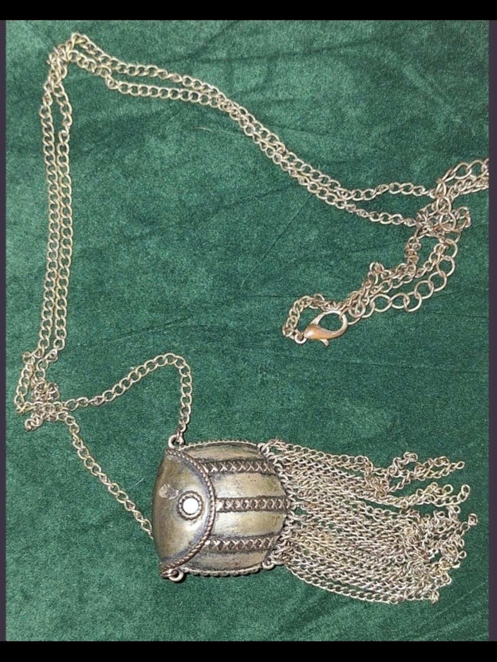 Vintage Coin Purse Necklace